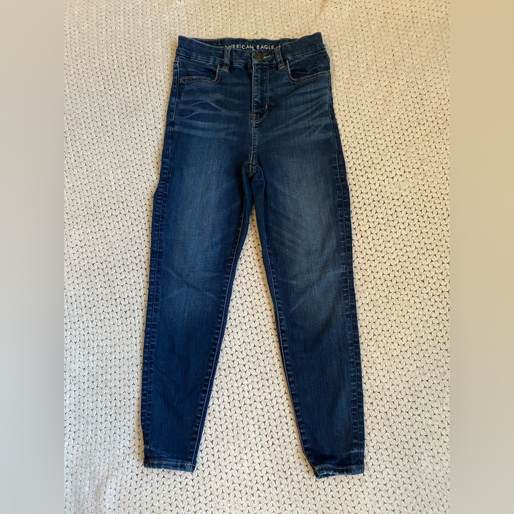 Petite Size 2 Jeans Bundle Express American Eagle - Picture 6 of 10